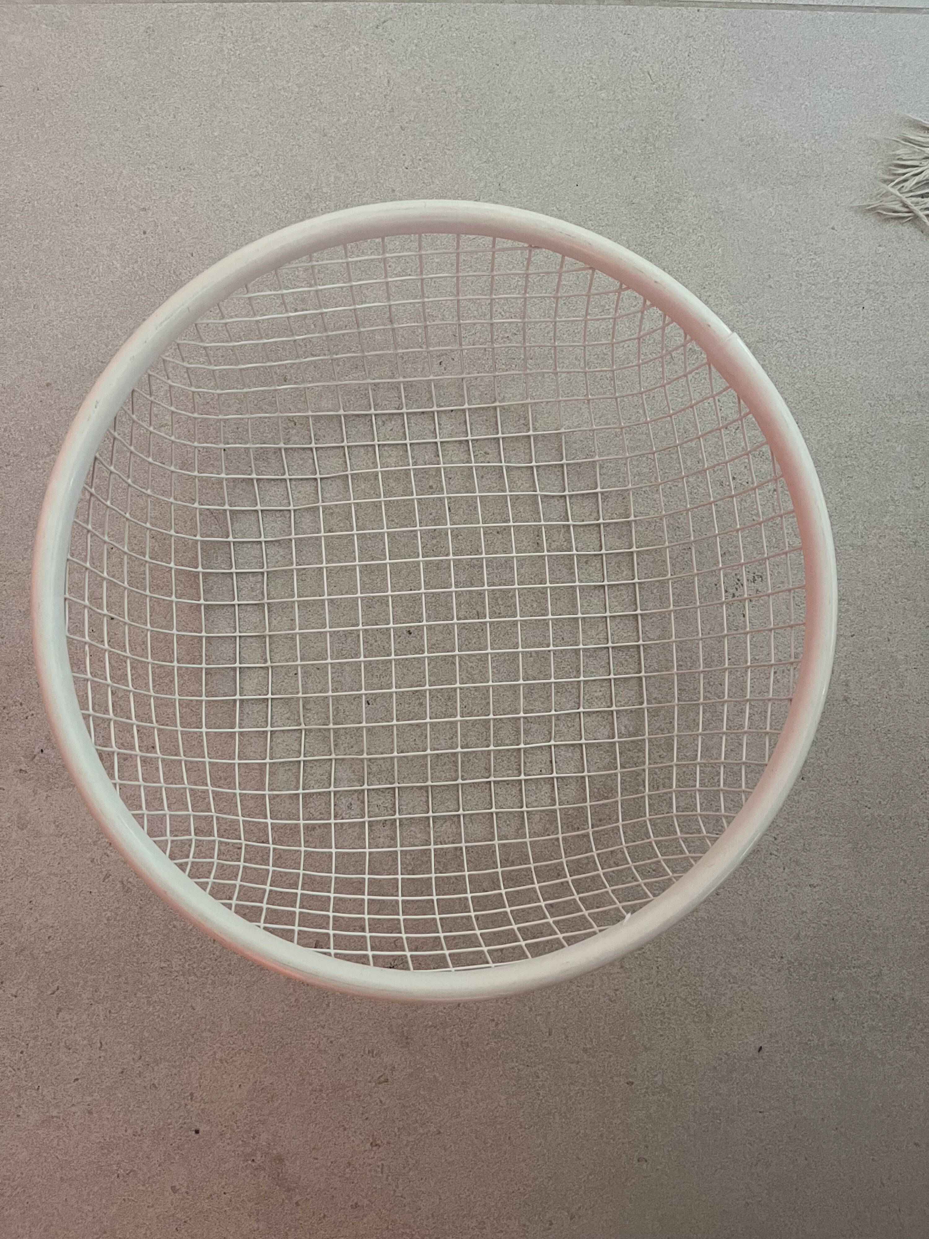 Set of egg basket and two small baskets for boiled eggs.