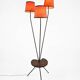 1950s/60s tripod floor lamp with 3 lights.