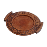 Carved wooden tray 40cm