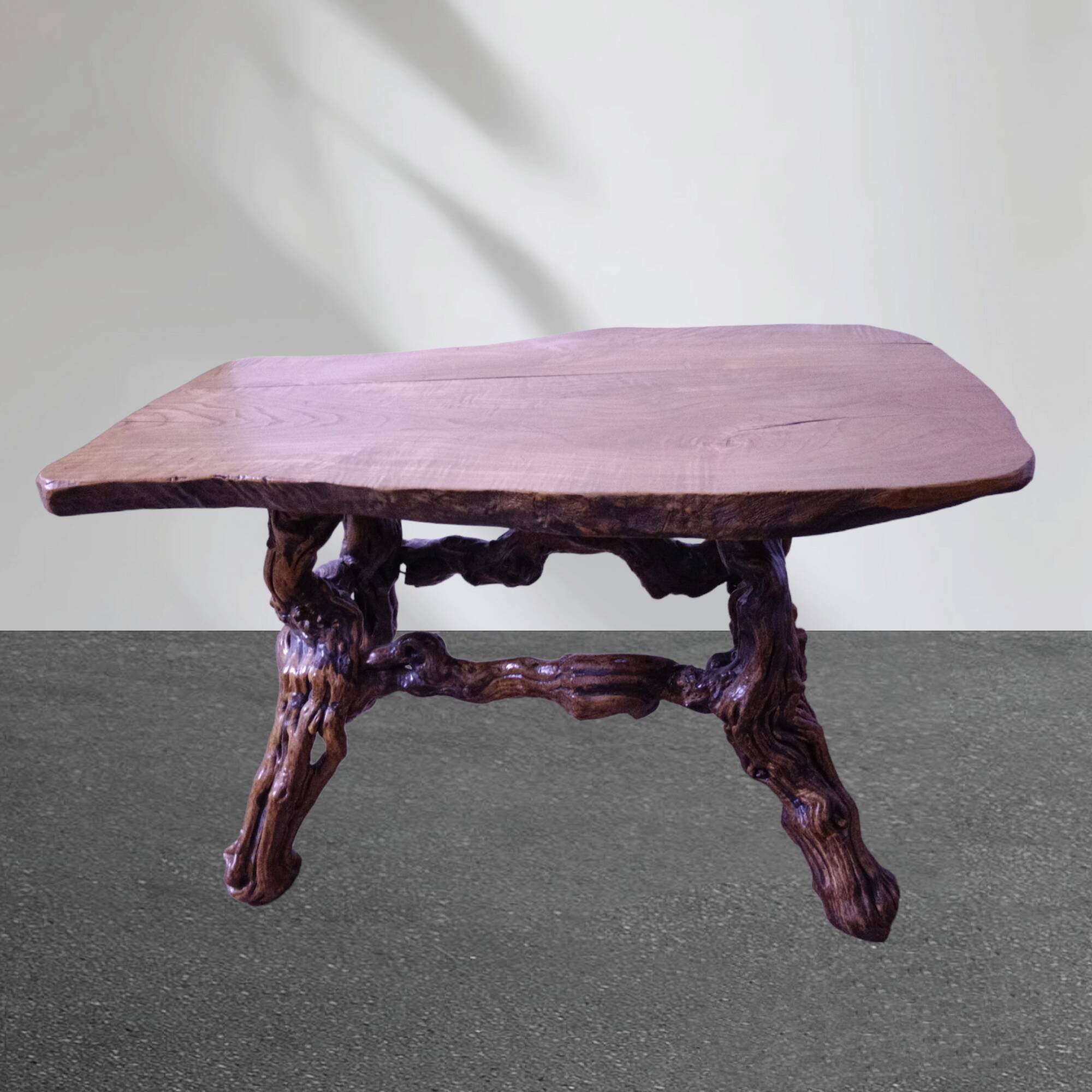 Brutalist vine foot coffee table