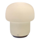 Opaline mushroom lamp