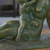 Sculpture en terre cuite patine bronze par Ugo Cipriani