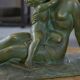 Terracotta sculpture with bronze patina by Ugo Cipriani