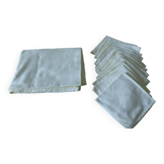 tablecloth + 12 napkins