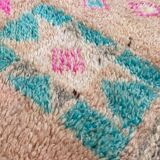 Moroccan vintage carpet boujad 165x370 cm