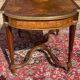 Table de milieu marqueterie et bronze époque Napoléon III - XIXe