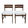 2 second-hand teak chairs from the 60s