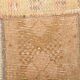 Tapis de couloir vintage pêche et crème 2x8, 57x246 cm