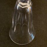11 crystal champagne flutes, old and blown
