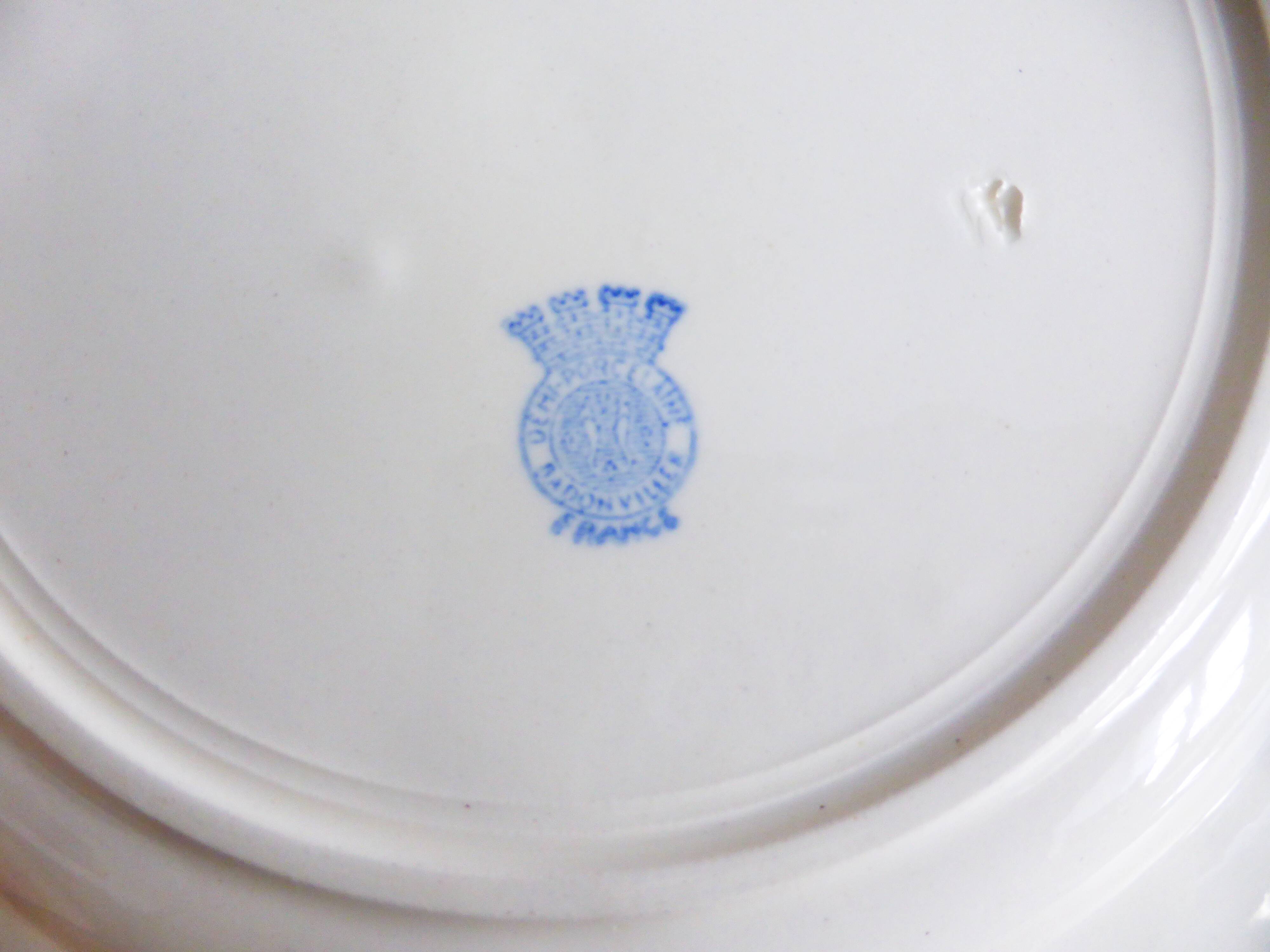 1 dessert plate from Badonviller 221215