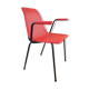 Braided plastic armchair and steel design 50s - 60s