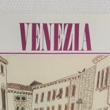 Original poster exhibition Venezia Henri Landier Paris 1988