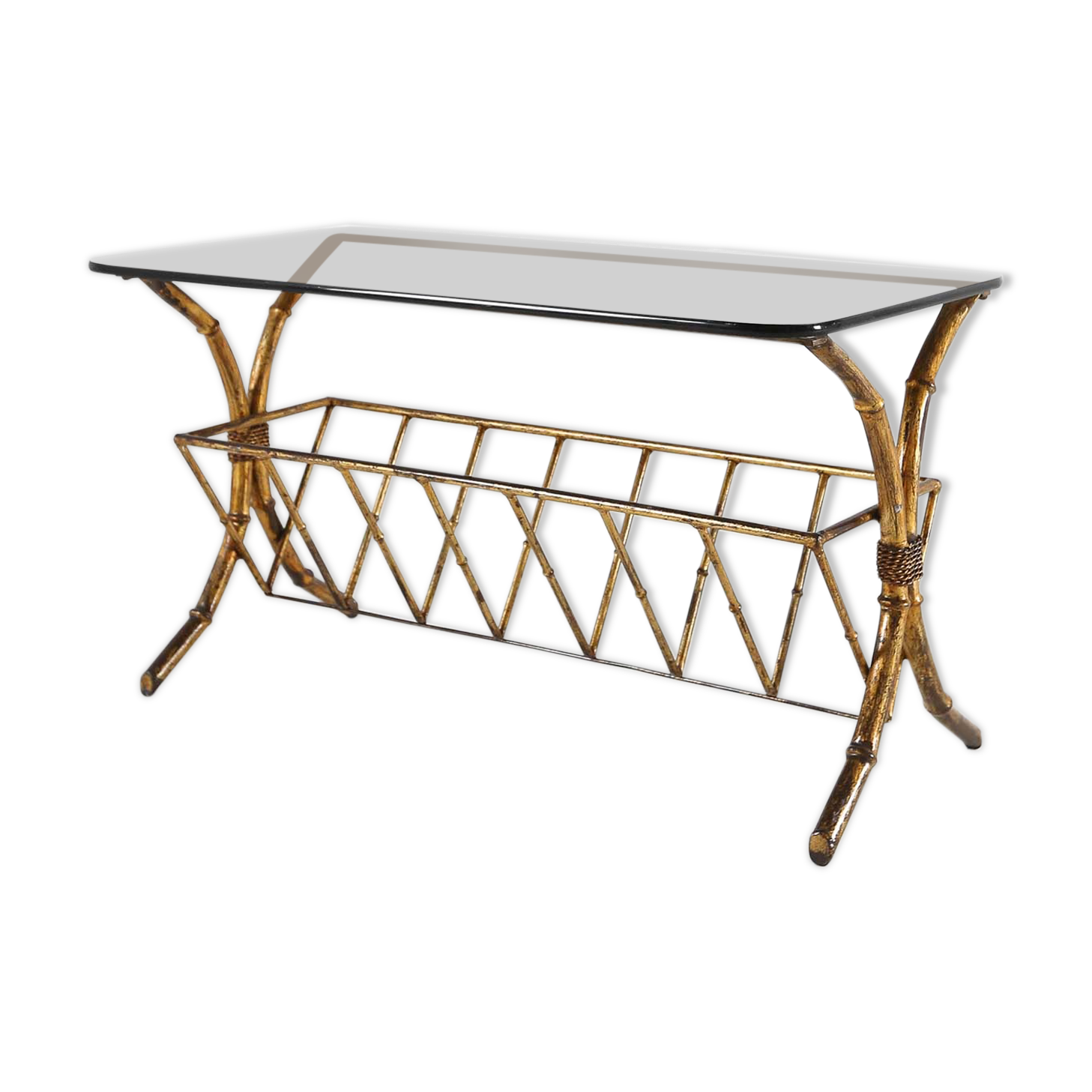 Regency bamboo coffee table
