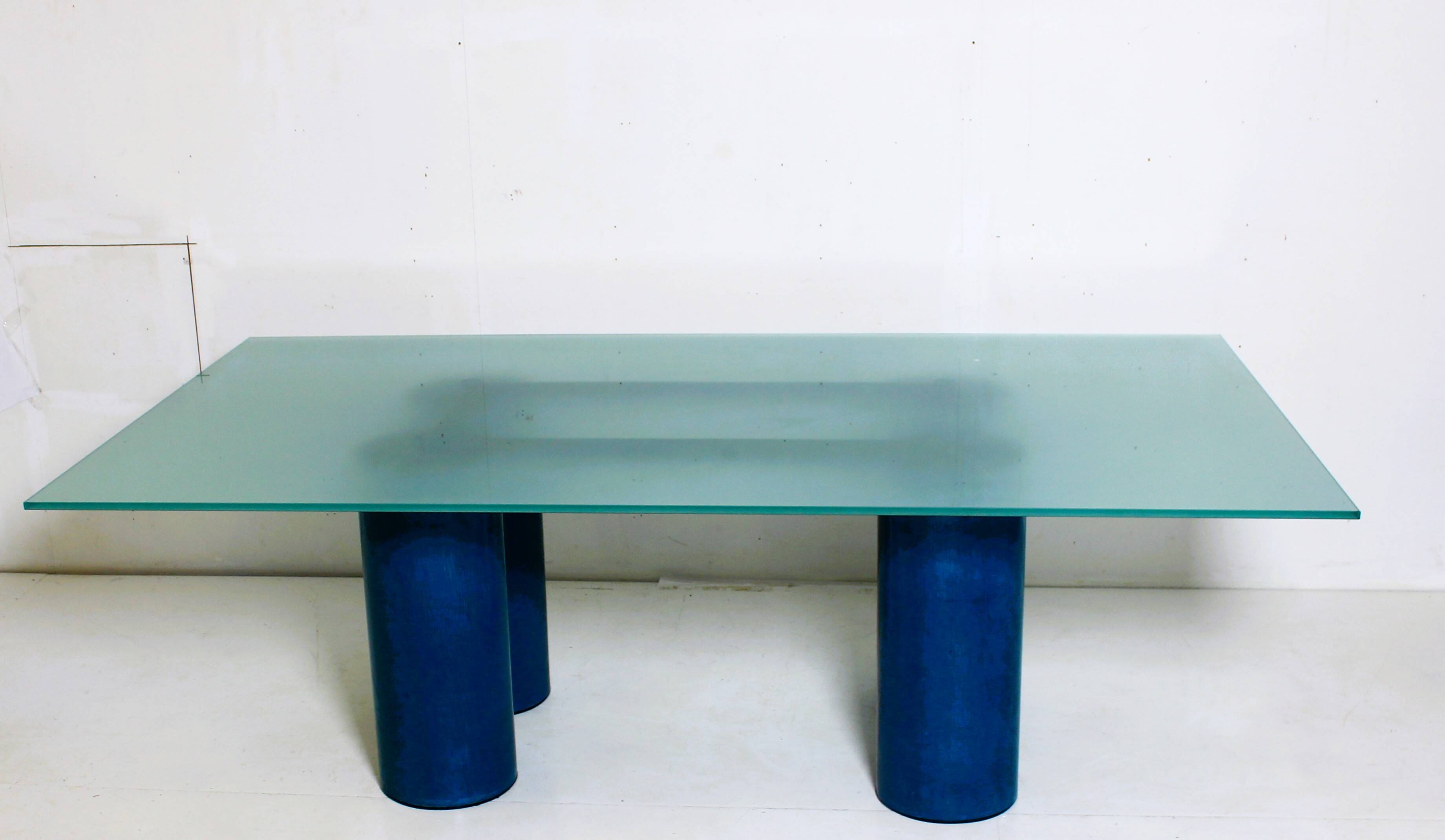 Table  « Serenissimo » de Lella & Massimo Vignelli pour Acerbis 1980