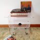 Marais International plexiglass hi-fi cabinet