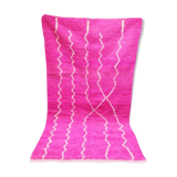 Berber carpet beni ouaraion pink 253x153 CM