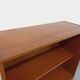 Vintage Scandinavian style storage bookcase in melamine and teak from the 60s
