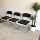 Lot of 6 chairs cantilever 70s