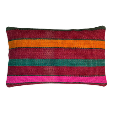 Housse de coussin vintage turque faite à la main 30 x 50 cm