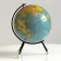 Vintage 1960s metal globe