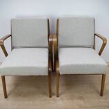 Armchairs by Selman Selmanagic for VEB Deutsche Werkstätten Hellerau, 1950s, Set of 2