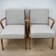 Armchairs by Selman Selmanagic for VEB Deutsche Werkstätten Hellerau, 1950s, Set of 2