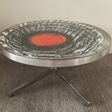 De Nisco coffee table from the 60s and 70s ceramic signed