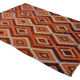 Vintage Colourful Turkish Kilim Rug 170x257 cm Handmade Wool