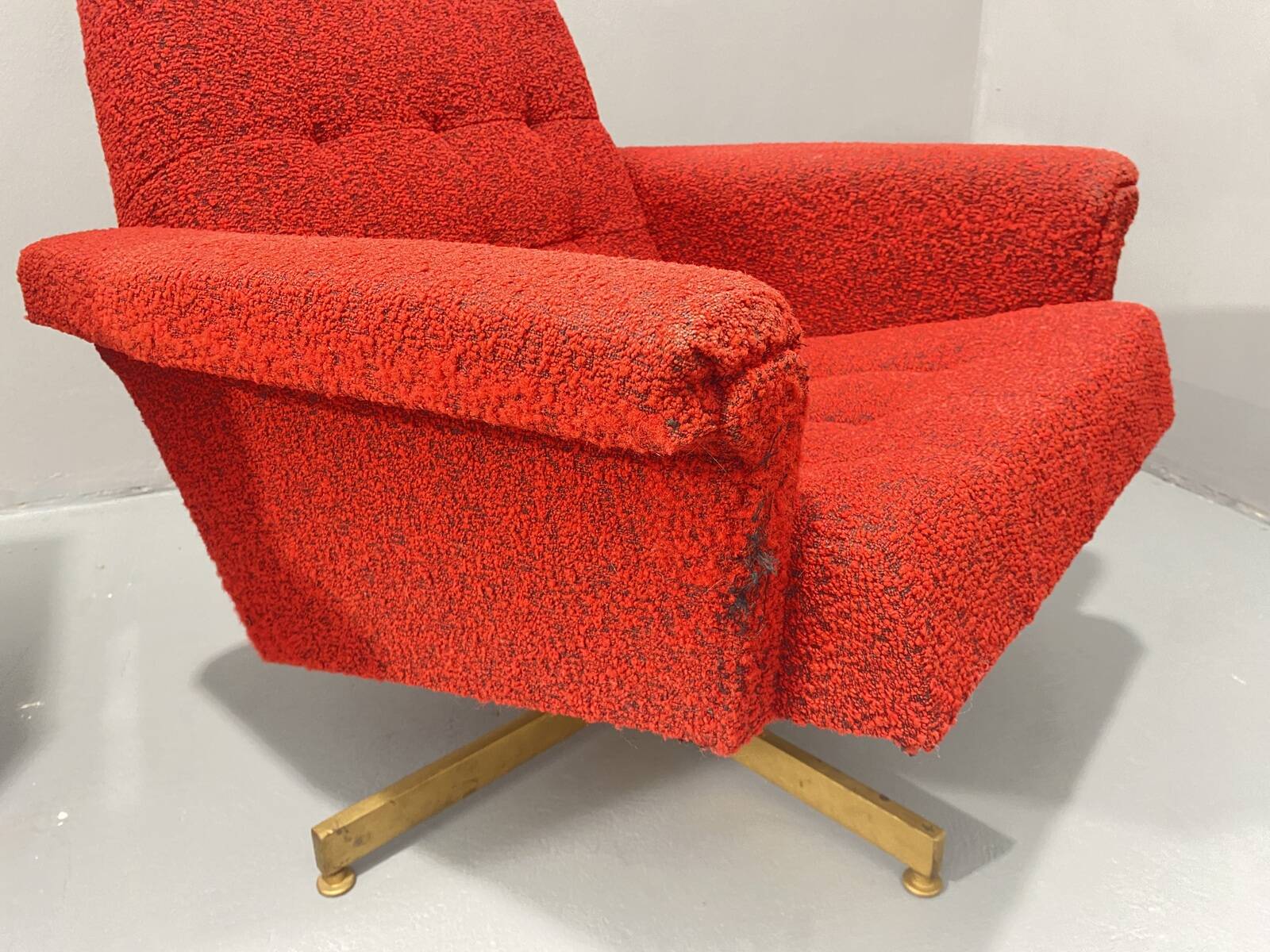 Pair of Vintage Swivel Armchairs from Up Zavody, 1970s