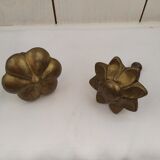 Ancient Bronze Stamp Footprints