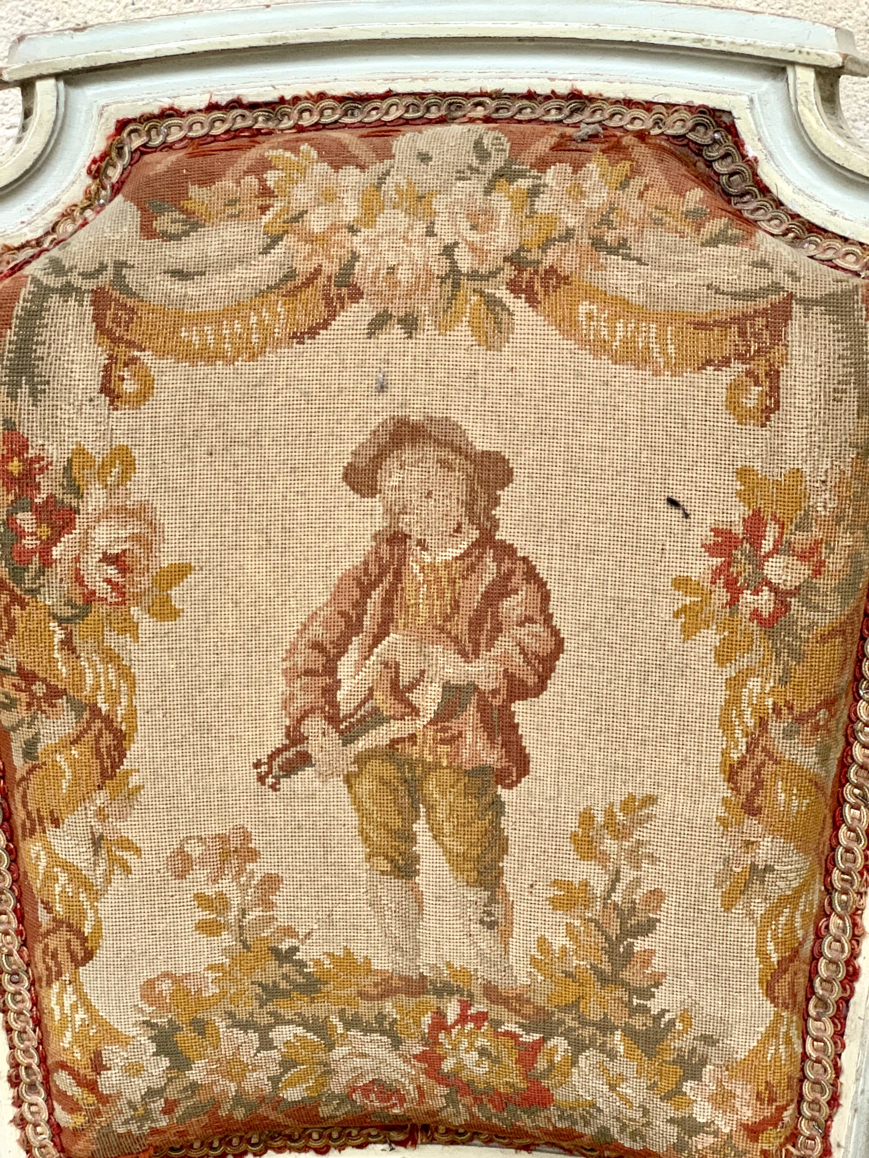 Pair of Louis XVI style chairs