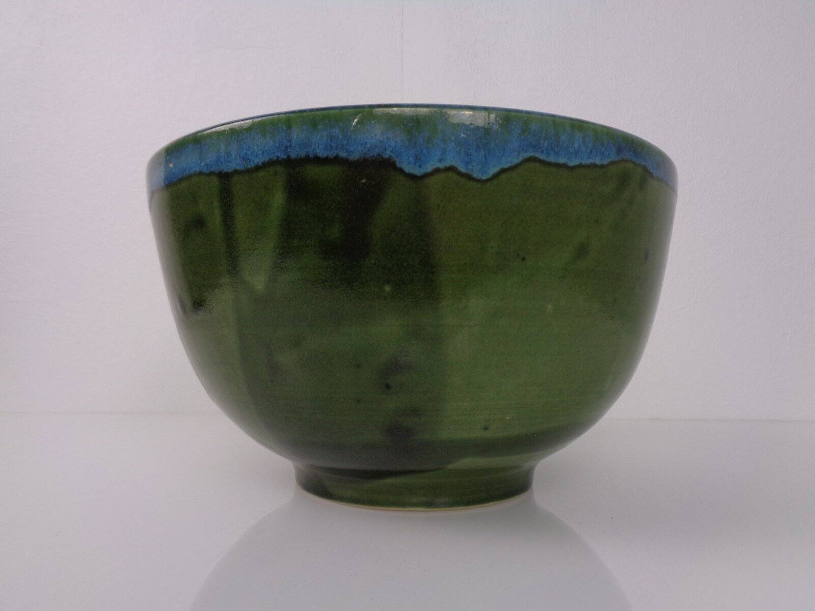 Large Danish studio ceramic bowl, 1960s