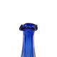 Vase, mid-century modern, blue glass, by J. Hospodka, Czechoslovakia, 1960s.