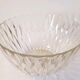 Glass bowl thick diamond pattern 70s