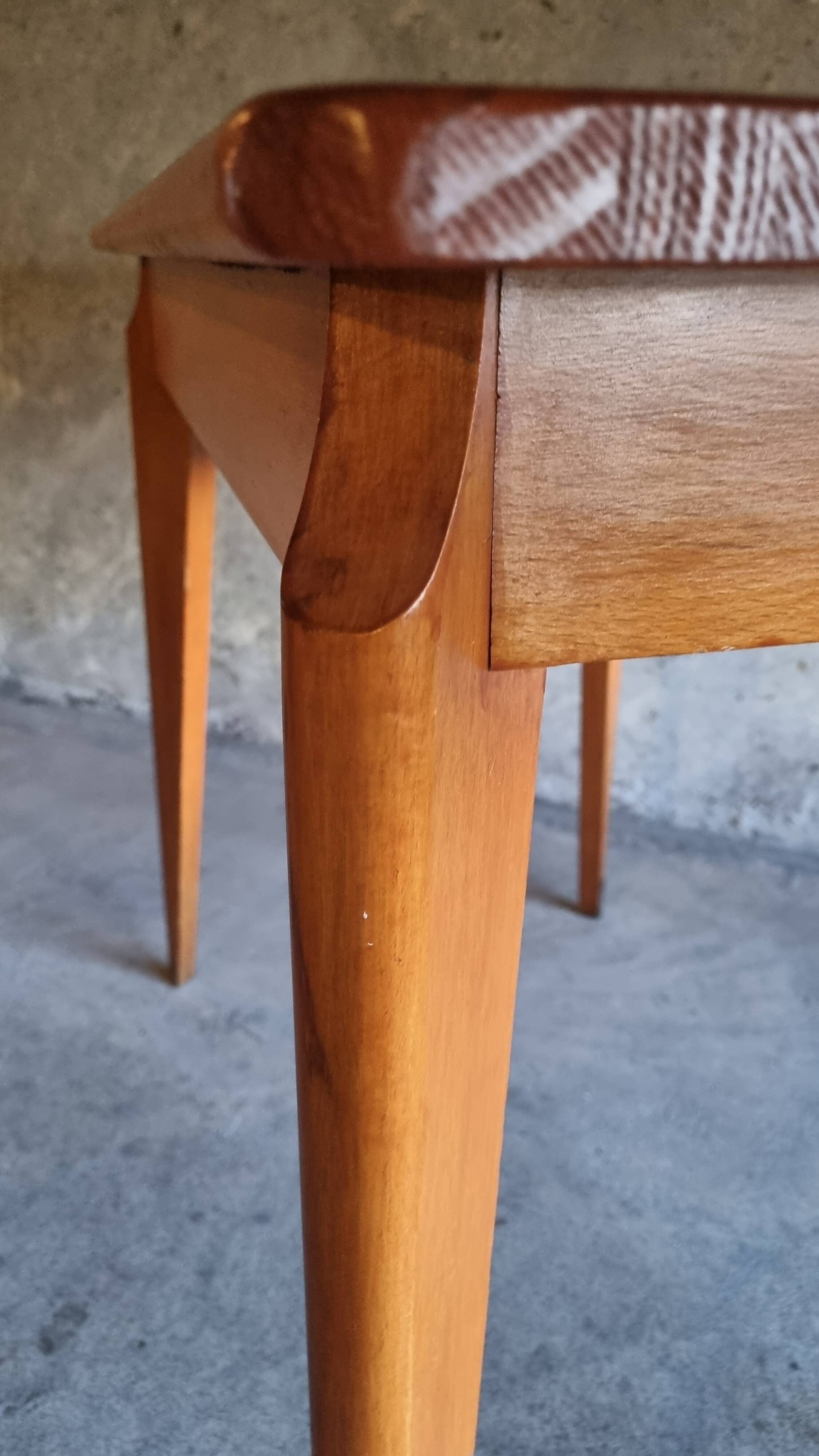 Vintage compass foot desk