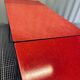 Vintage red formica table from the 60s with extensions