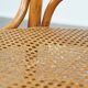 Set of 2 light brown bentwood Thonet style chairs model "Long John"