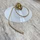 Vintage white opaline pendant light