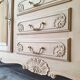 Low buffet in renovated solid cherry wood – Revisited Louis XV style – 250 cm