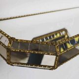 Vintage Spanish mosaic mirror with console, 59x85 cm