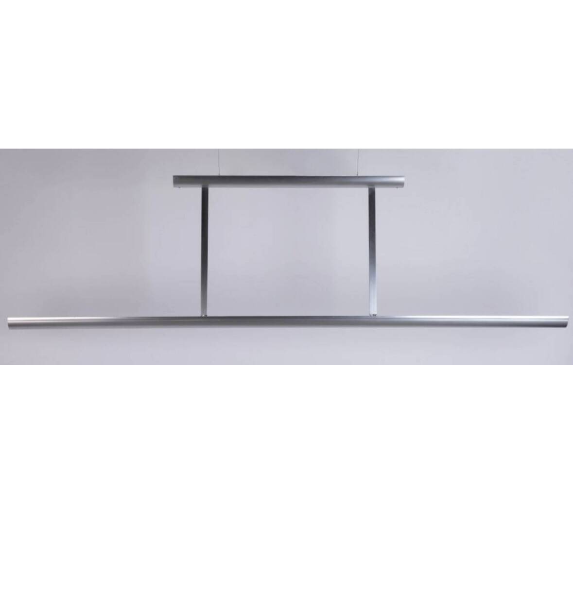 Large aluminum pendant light 1970