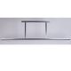 Large aluminum pendant light 1970