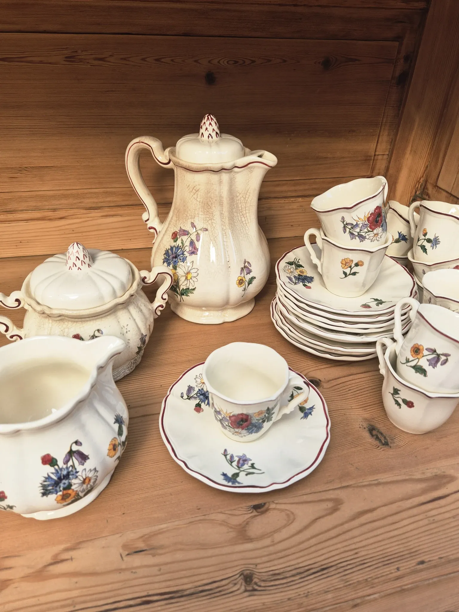 Complete tea and coffee service Sarreguemines