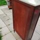 Antique Bibus bookcase in Louis XVI style with marble top