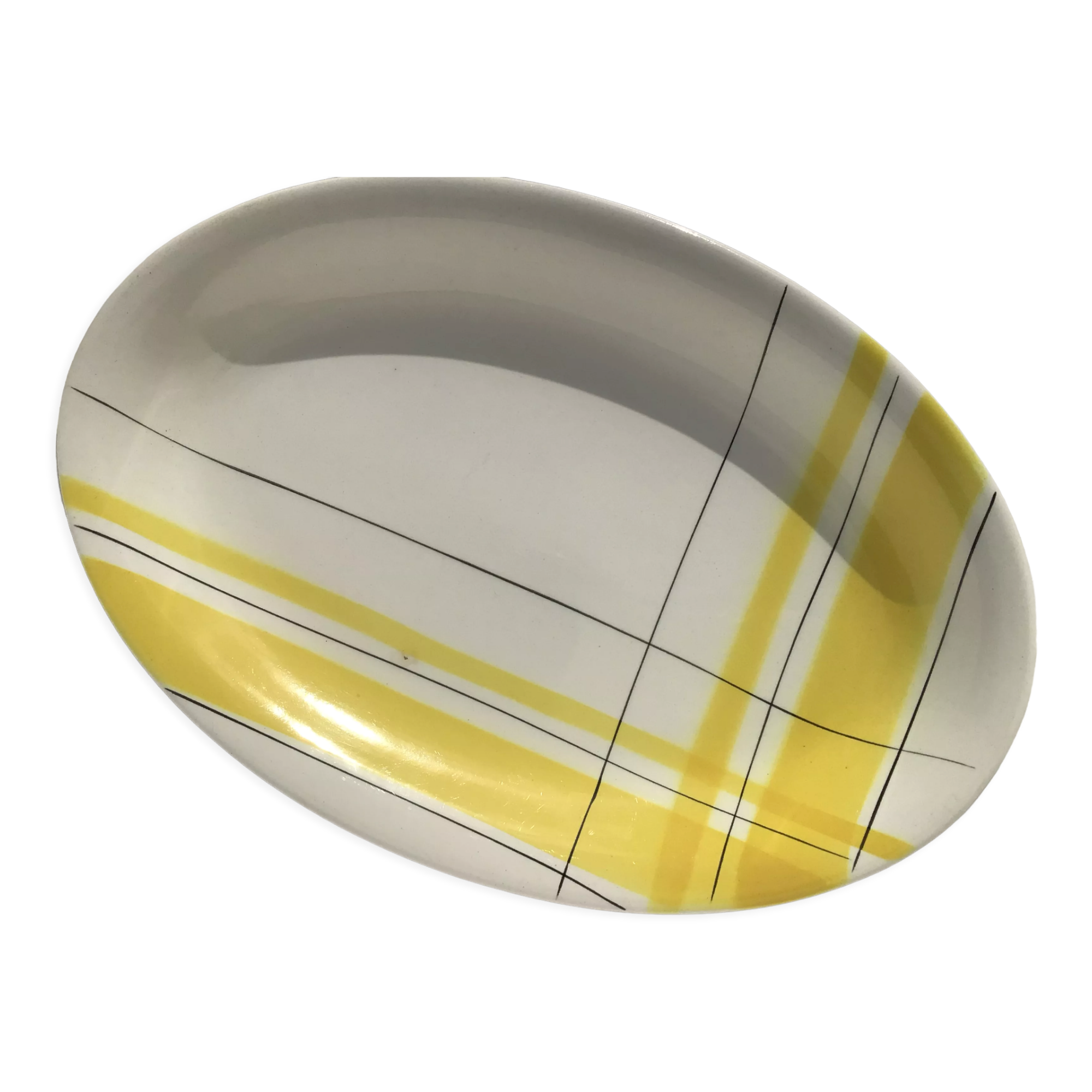 Oval flat Salins Montreal yellow tiles