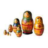 Set of 8 vintage matryoshkas