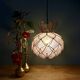Vintage pink mother-of-pearl pendant light
