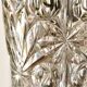Large vintage vase in thick cut glass
