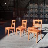 Set of 5 chairs 1950