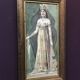 Victorian Goddess, Aquarelle Painting, framed
